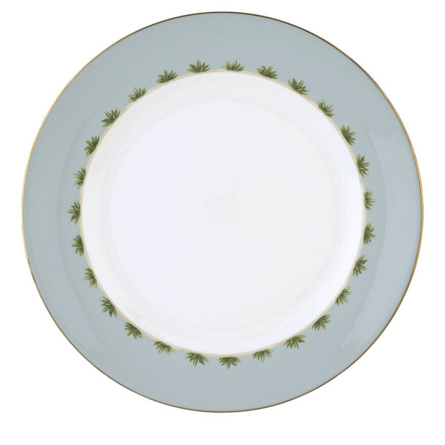 Tropical Palm Border Porcelain Dinner Plate