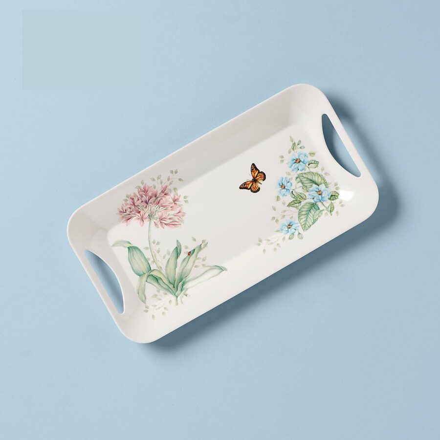 Garden Floral Appetizer Tray