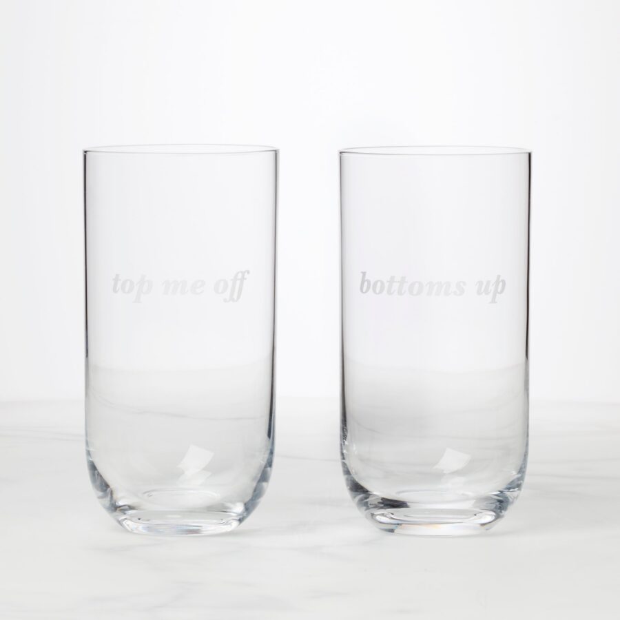 Chic Highball Glasses, Set of 2